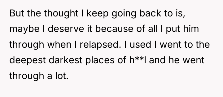But the thought I keep going back to is, maybe...