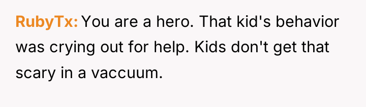 RubyTx You are a hero. That kid's behavior was crying...
