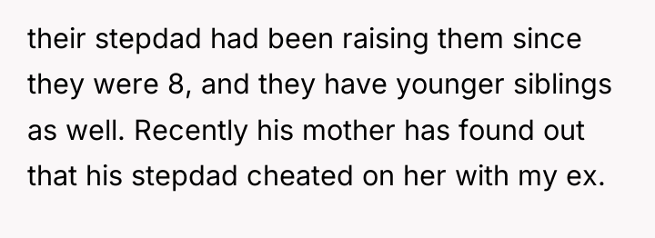 their stepdad had been raising them since they were 8,...