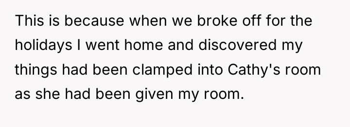 This is because when we broke off for the holidays...
