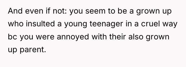 And even if not: you seem to be a grown...