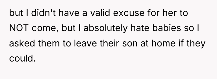 but I didn't have a valid excuse for her to...