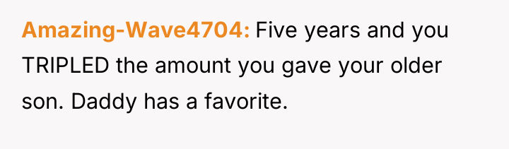 Amazing-Wave4704 Five years and you TRIPLED the amount you gave...