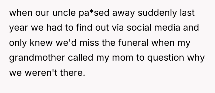 when our uncle pa*sed away suddenly last year we had...