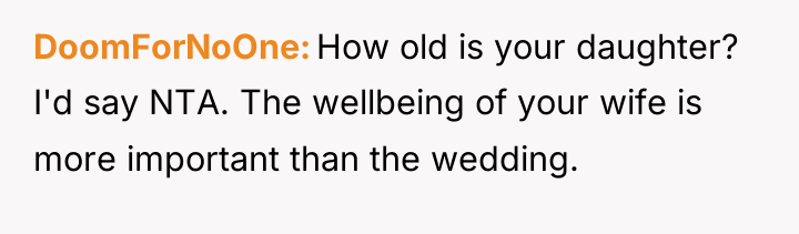 DoomForNoOne How old is your daughter? I'd say NTA. The...