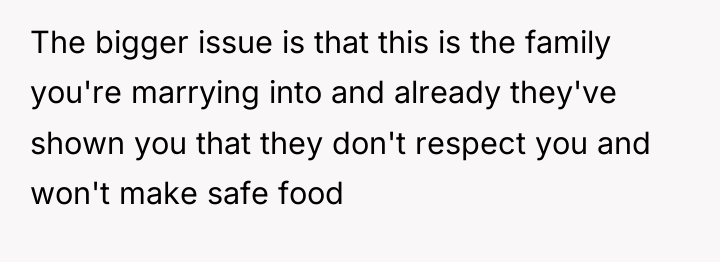 The bigger issue is that this is the family you're...