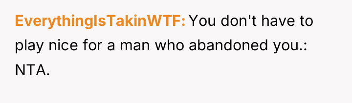 EverythingIsTakinWTF You don't have to play nice for a man...