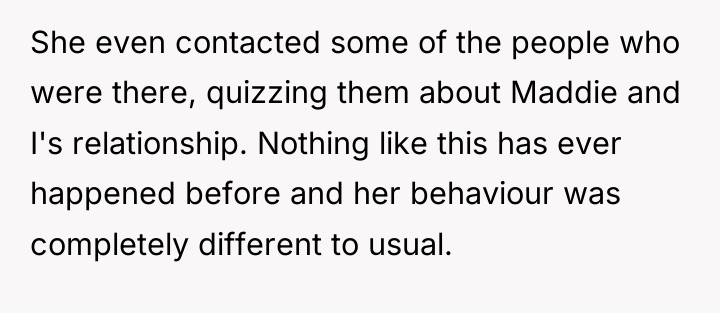 She even contacted some of the people who were there,...