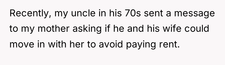 Recently, my uncle in his 70s sent a message to...