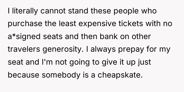 I literally cannot stand these people who purchase the least...