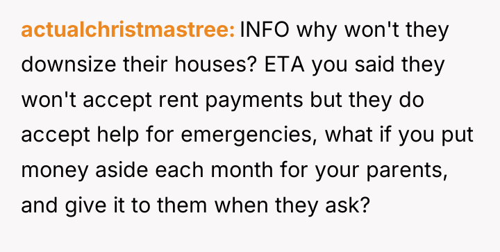 actualchristmastree INFO why won't they downsize their houses? ETA you...