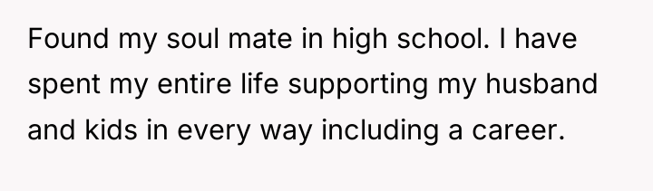Found my soul mate in high school. I have spent...