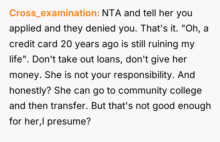Cross_examination NTA and tell her you applied and they denied...