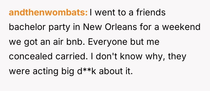 andthenwombats I went to a friends bachelor party in New...