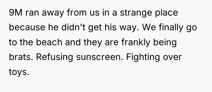 9M ran away from us in a strange place because...