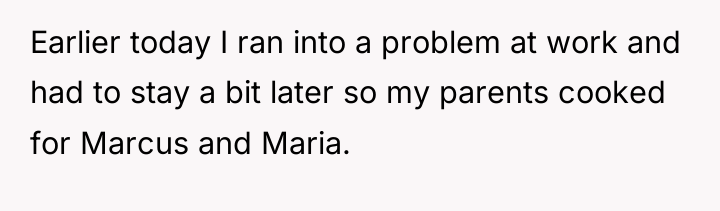 Earlier today I ran into a problem at work and...