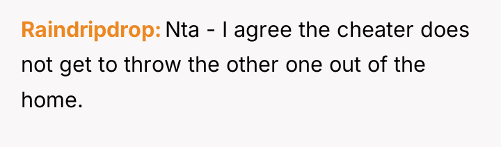 Raindripdrop Nta - I agree the cheater does not get...