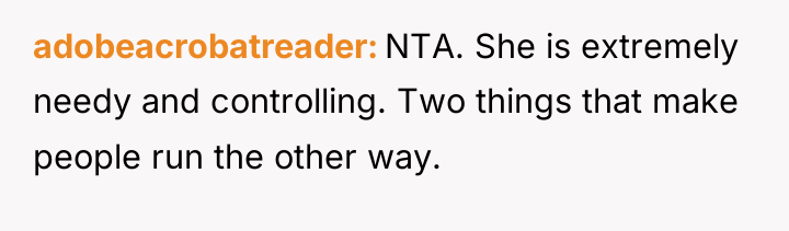 adobeacrobatreader NTA. She is extremely needy and controlling. Two things...