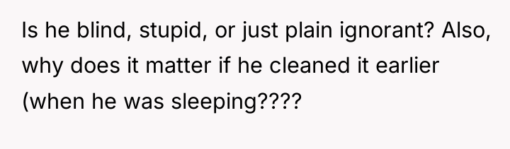 Is he blind, stupid, or just plain ignorant? Also, why...