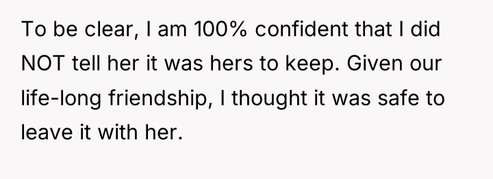 To be clear, I am 100% confident that I did...