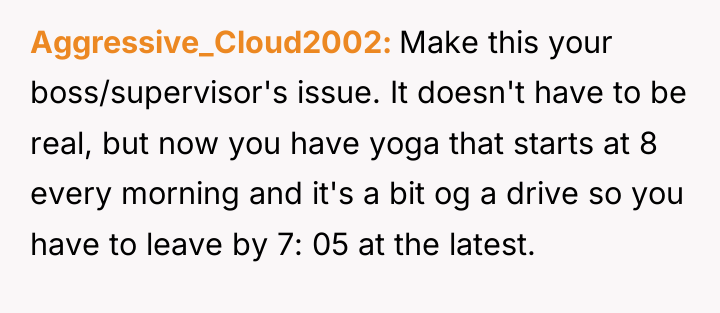 Aggressive_Cloud2002 Make this your boss/supervisor's issue. It doesn't have to...