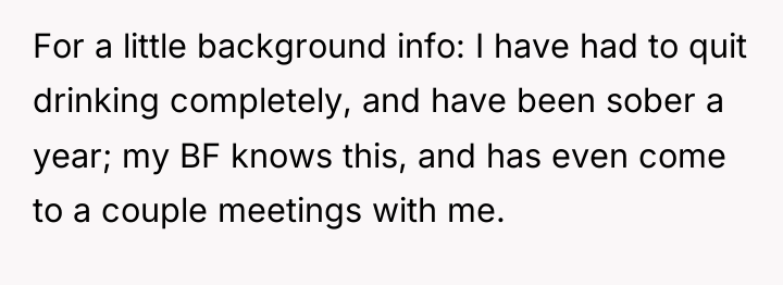 For a little background info: I have had to quit...
