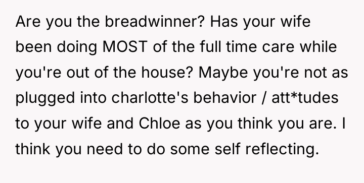 Are you the breadwinner? Has your wife been doing MOST...
