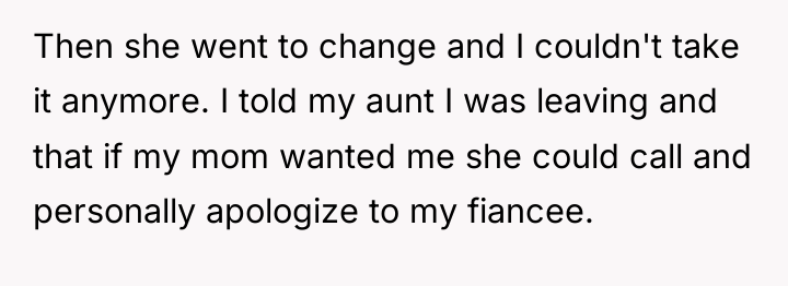 Then she went to change and I couldn't take it...