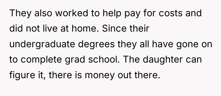 They also worked to help pay for costs and did...