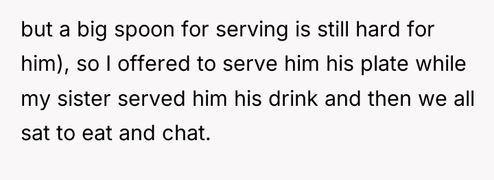 but a big spoon for serving is still hard for...