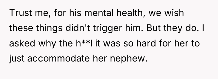 Trust me, for his mental health, we wish these things...