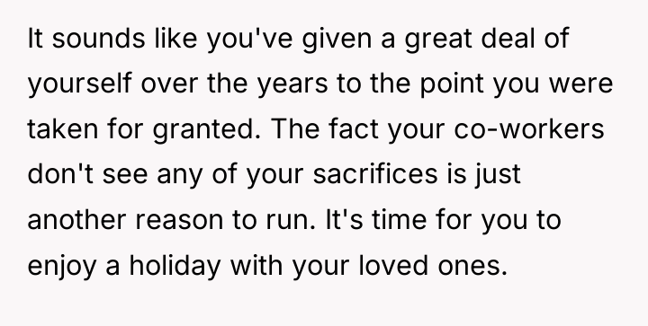 It sounds like you've given a great deal of yourself...