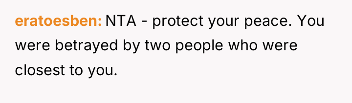 eratoesben NTA - protect your peace. You were betrayed by...