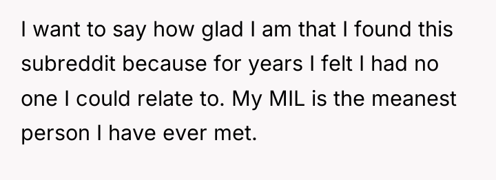 I want to say how glad I am that I...