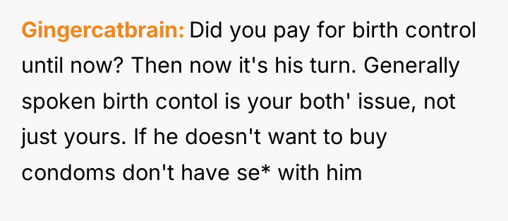 Gingercatbrain Did you pay for birth control until now? Then...