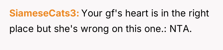 SiameseCats3 Your gf's heart is in the right place but...