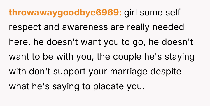 throwawaygoodbye6969 girl some self respect and awareness are really needed...