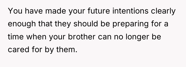 You have made your future intentions clearly enough that they...