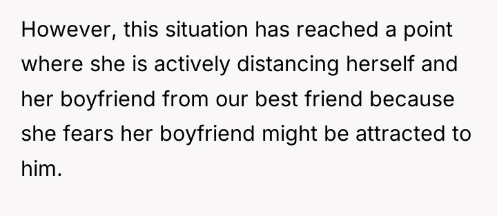 However, this situation has reached a point where she is...