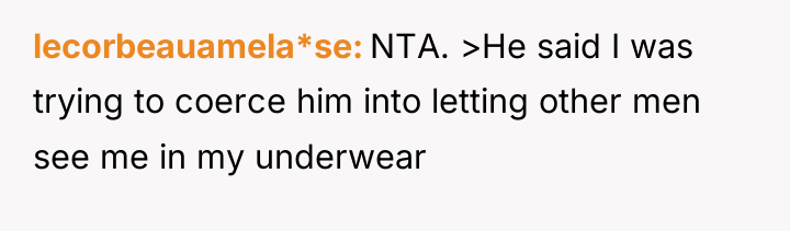 lecorbeauamela*se NTA. >He said I was trying to coerce him...
