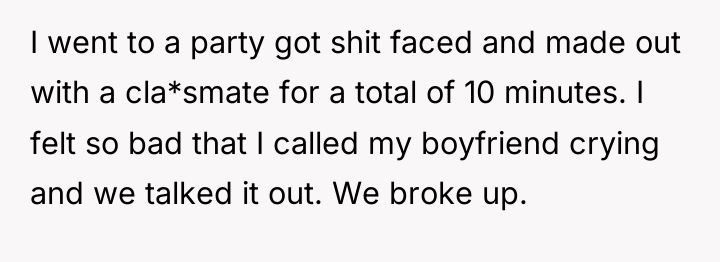 I went to a party got shit faced and made...