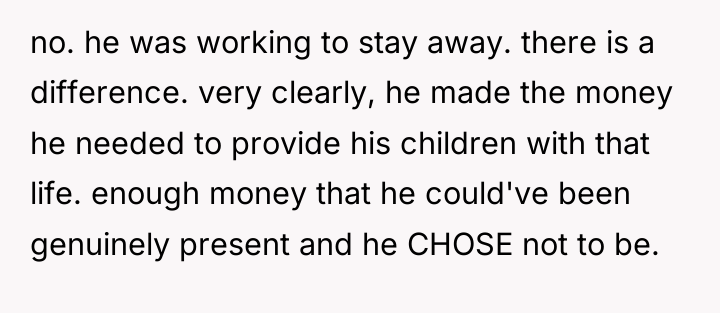 no. he was working to stay away. there is a...