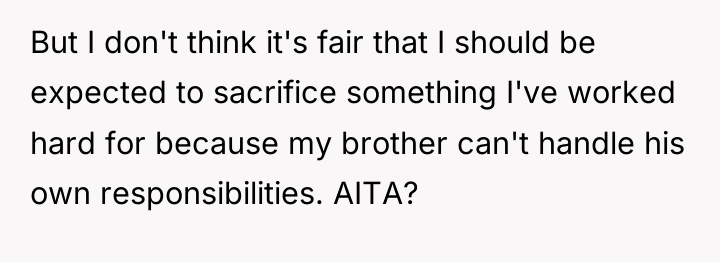 But I don't think it's fair that I should be...