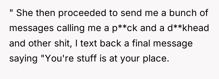 " She then proceeded to send me a bunch of...