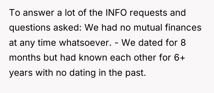 To answer a lot of the INFO requests and questions...