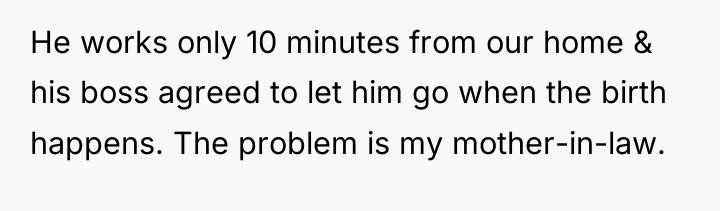 He works only 10 minutes from our home & his...