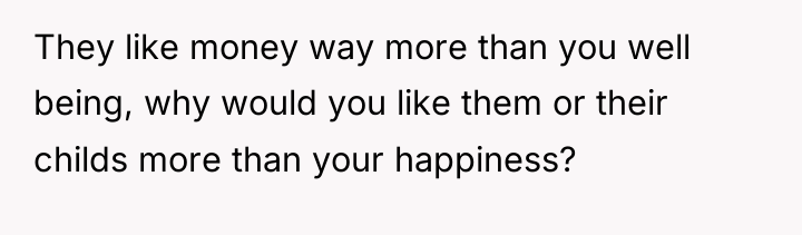 They like money way more than you well being, why...
