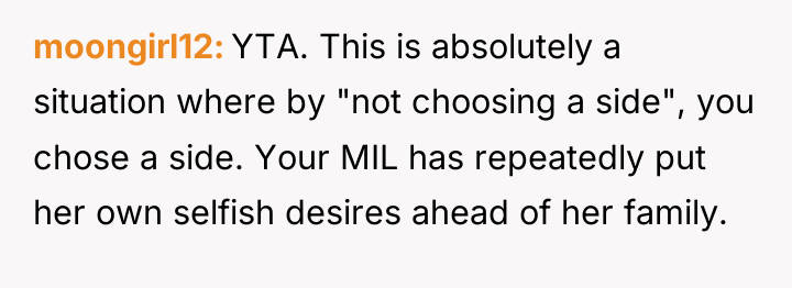 moongirl12 YTA. This is absolutely a situation where by "not...