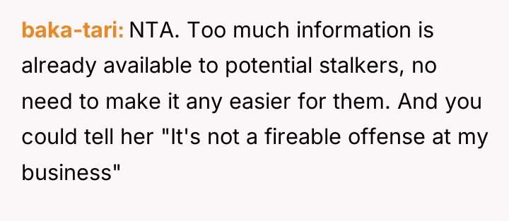 baka-tari NTA. Too much information is already available to potential...