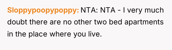Sloppypoopypoppy NTA: NTA - I very much doubt there are...